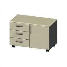 Тумба офисная деревянная