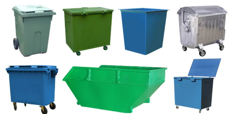 Metal Waste Container