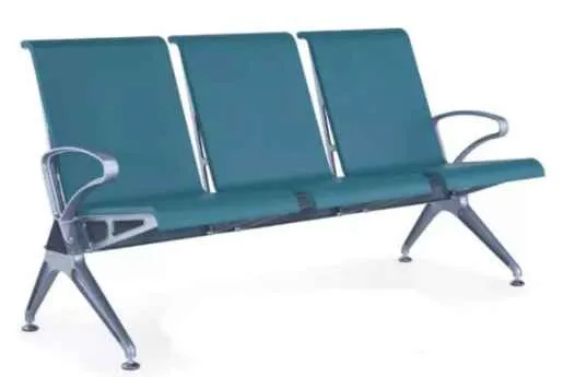 Three-Seat Bench on Metal Frame